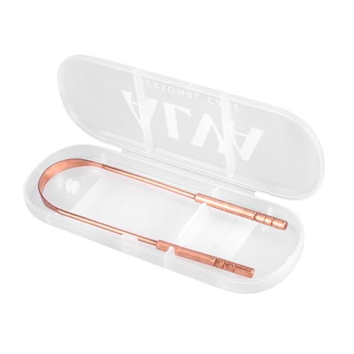 Estojo de Proteção Case para Raspador de Língua de Cobre Higiene Bucal