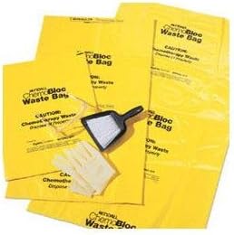 Chemo Soft Waste Bag with Closure Tie 30 Gallon, Yellow