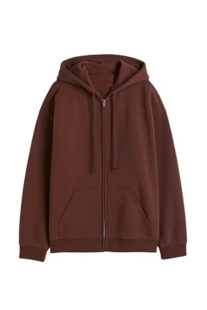 Image of Full Sleeve Cotton Zipper Hooded Hoodie for Woman