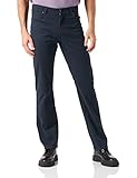 Wrangler Recto Pantalones, Azul Marino, 42W x 34L para Hombre