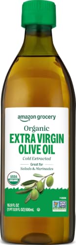 Amazon Grocery, Organic Extra Virgin Olive Oil, 16.9 Fl Oz