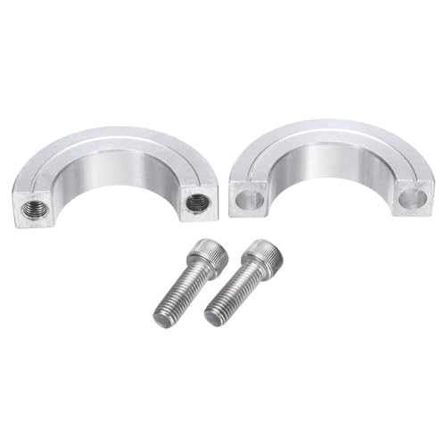 Uxcell A24042300UX1003 2Pcs Double Split Clamp-On Shaft Collar thumb #4