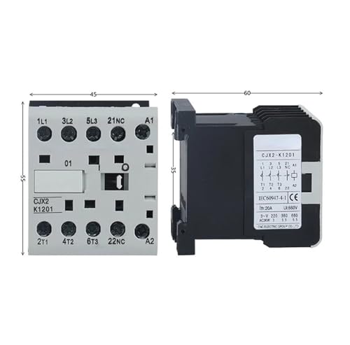 Mini contacteur CA évite la surchauffe des bobines de commande 36V