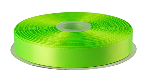 Double Faced Satin Ribbon, 25mm X 91M, Solid Polyester Ribbon for Gift Wrapping Crafts, Wedding Party Ceremony Decoration