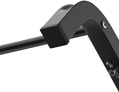 LOEFME Clothes Rail, Heavy Duty Clothes Rail, Clothes Rails For Bedroom, Clothes Rack, Minimalist Design Black Clothes Rail with 8 Side Hooks, Free Standing Clothes Rail, Portable Clothing Storage