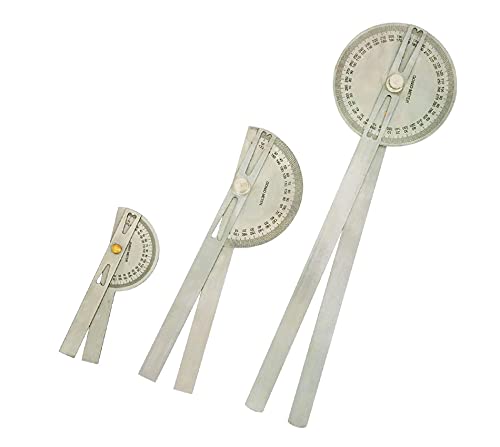 Bos Medicare Goniometer Protector Set Physiotherapy | Orthopedic Set of 3 Medical Goniometer