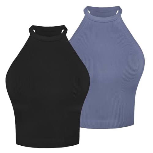 Amazon.com: Sunzel: Halter High Neck Top