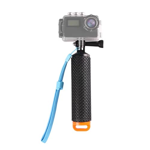 Floating Hand Grip Waterproof Monopod Suitable for GoPro Hero 13/12/11/10/9/8/7/6/5/4/3+/Session, Action Camera Handle Mount Accessory for Underwater Snorkeling, Diving, and Water Sports, Orange