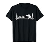 Wildschweine Jäger Herzschlag EKG T-Shirt