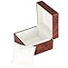 BAOPEND Wooden Single Watch Gift Box with Pillow, Wood Wristwatch Wrist Watch Case Storage Box for Christmas, Birthdays, Anniversary (Wood Color A)