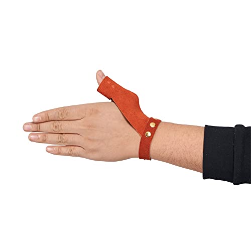 Toparchery Arrow Gloves 2 Finger Protective Guard Leather For Right Left Hand Hunting Shooting Target Recurve Horse Bow #TOP3