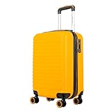 Mala De Viagem Bordo Racer Cadeado TSA Rodas 360° Sestini (Amarelo)