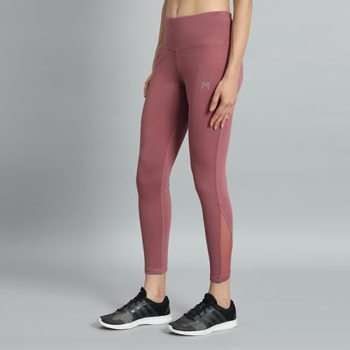 Image of Mehrang Gym wear Mesh Legging Workout Pants with Side Pockets /Stretchable Tights /Highwaist Sports Fitness Yoga Track Pants for Women & Girls