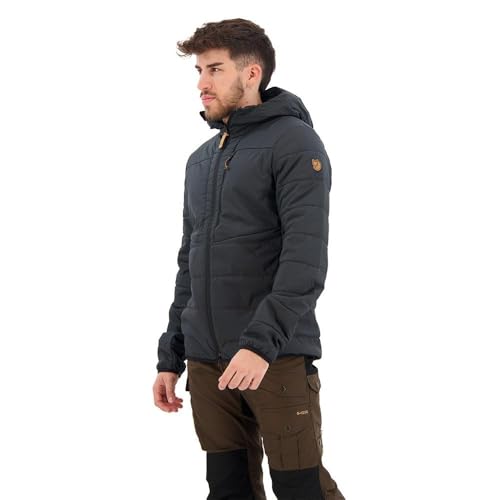 Image of Fjallraven Keb Padded Hoodie Men's Jacket - Lightweight Insulated Durable Midlayer for Hiking Trekking Outdoor