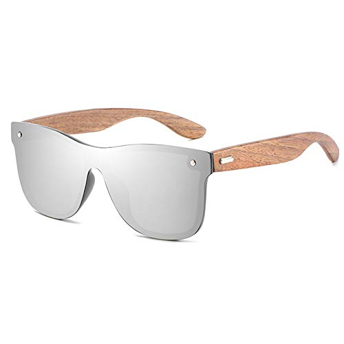 Image of willochra Polarized Wood Mirror Lens Sun Glasses for Women men drive Colorful Shades Handmade Bamboo wood sunglasses