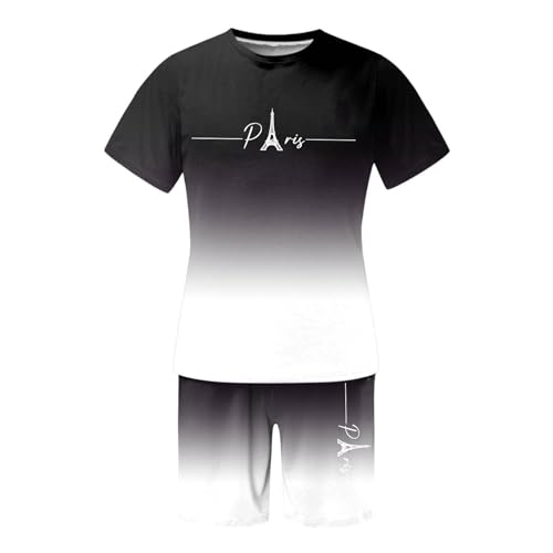 Ensemble t-shirt short homme tenue été légère contre la chaleur