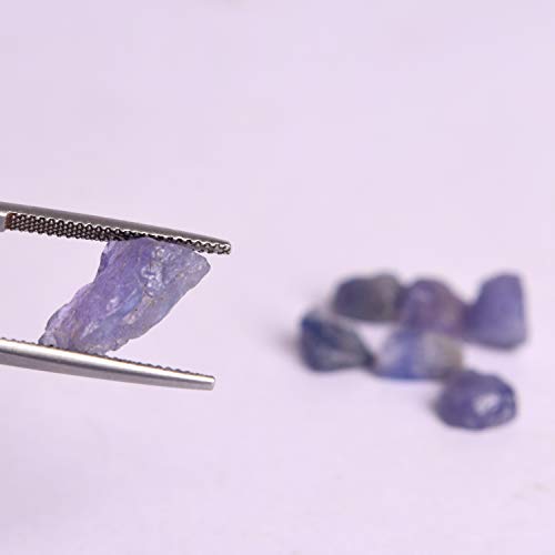 Tanzanite Gems Lot of 8 Pcs Rough Raw Healing Crystals Stones 25.50 Ct Blue Color Tanzanite Crystals Wicca & Reiki Crystals Healing2