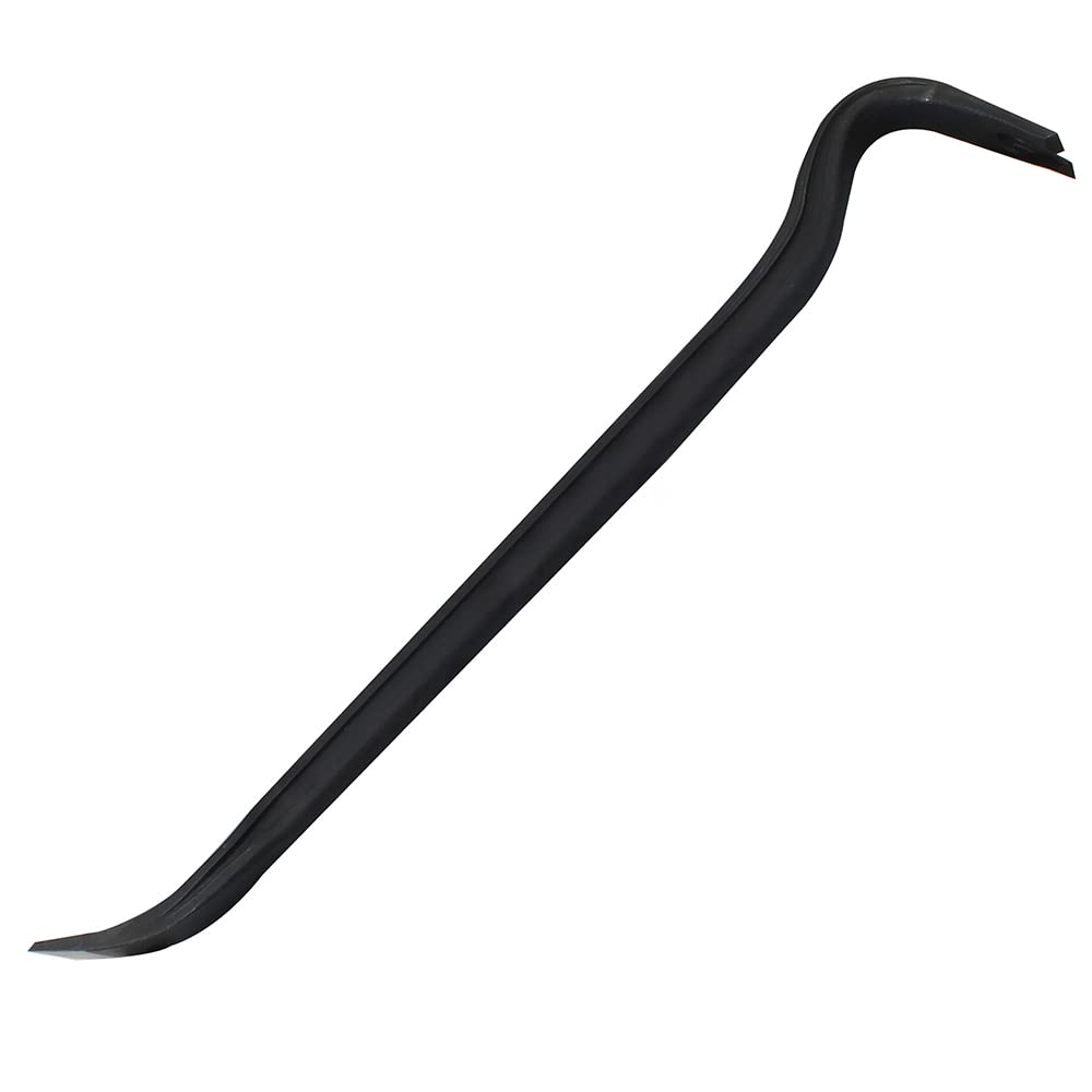 Dekton 24" Pry Bar-Oval Shank with Groove-Heavy-Duty Steel Construction for Superior Strength| Ideal for Demolition, Levering, and Pulling| Ergonomic Handle| Professional-Grade Tool for Construction