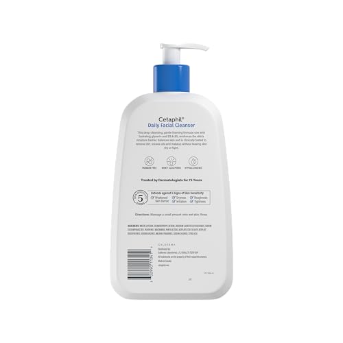 Cetaphil Daily Facial Cleanser 20oz – Gentle Foaming Cleanser for Sensitive Skin — view 8