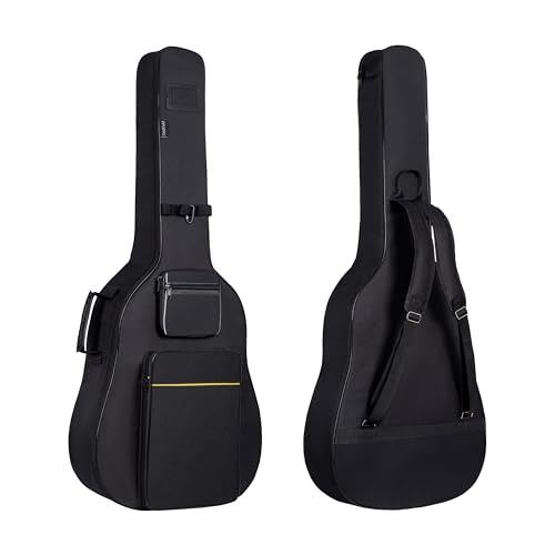 PPOPPO 40 41 42 Inch Acoustic Guitar Bag, Oxford Fabric with 0.35' Thick Padding, Water Resistant...