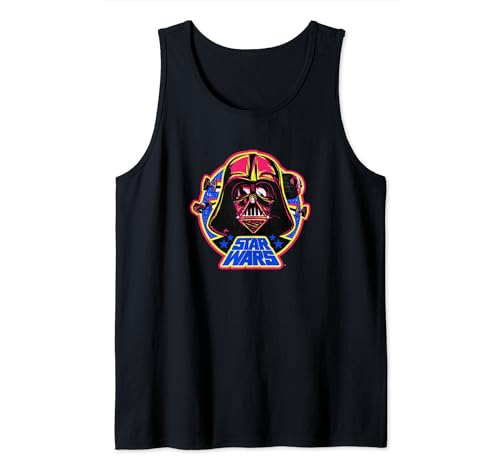 Débardeur Star Wars Dark Vador pour homme en coton noir avec logo Death Star
