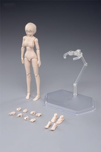 Image of Fremego 1 /12 Scale Female Action Figure,6inch Figure with Head Sculpt&Stand