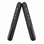 Presentation Clicker Wireless Presenter, 328FT 2.4GHz Laser Pointer for PowerPoint, Hyperlink Volume Slide Clicker Remote for Mac Laptop Computer Teaching Meeting