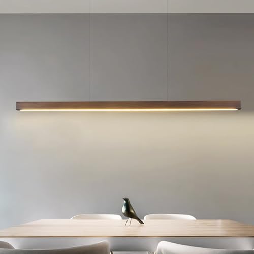 Lustre cuisine long et design avec éclairage LED linéaire - 7