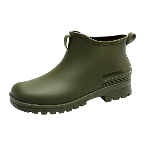 Zapatos de agua para parejas, para lluvia, uso exterior, versátil, parte inferior gruesa, cómoda, antideslizante, de goma, para hombres y mujeres, para viajes y senderismo (2), Green, 39 EU