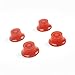 Simplify Scale 18-spline LP top hat Guitar Speed Knobs,(set of 4) Red