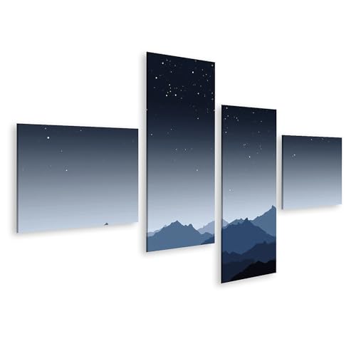 Toile montagne magique islandburner pour decoration murale de chambre zen
