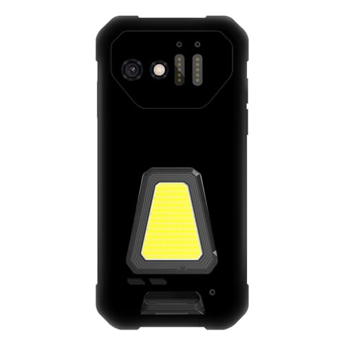 TPU Phone Case Compatible with Unihertz 8849 Tank Mini 1, Slim Shockproof Soft Cover with Anti-Scratch Design and Precise Cutouts for Full Protection (Black)