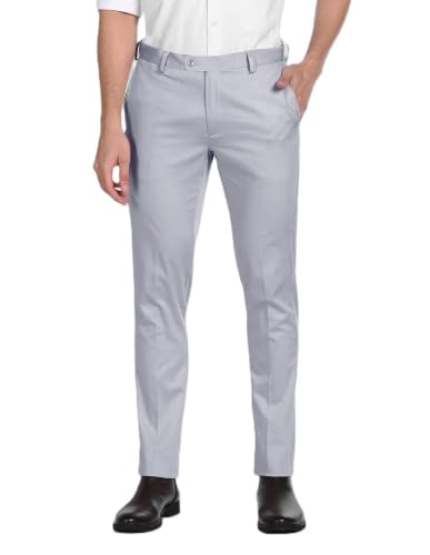 Image of Men's Slim Fit Formal Trousers | Office & Business Wear Pants For Men