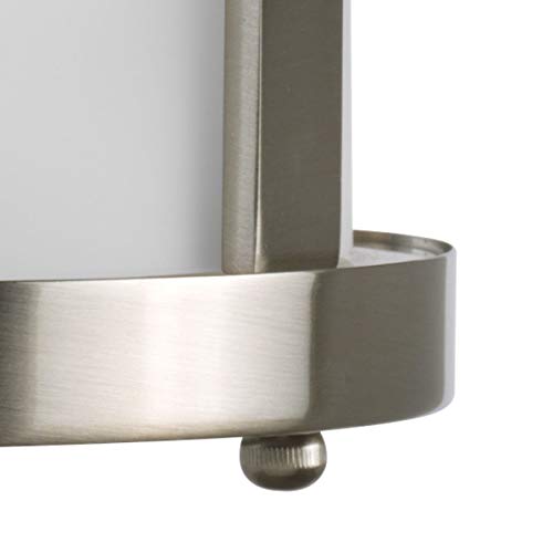 Progress Lighting 1-Light Foyer Pendant, Bay Court Collection, Indoor, P3701-09, Brushed Nickel - Image 8