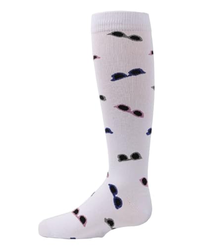 MeMoi Girls' Glitzy Sunglasses Knee-High Socks