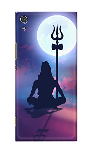Image of Printed Hard Back Cover Case for Sony Xperia XA Ultra Back Cover (Lord Shiva) -1302