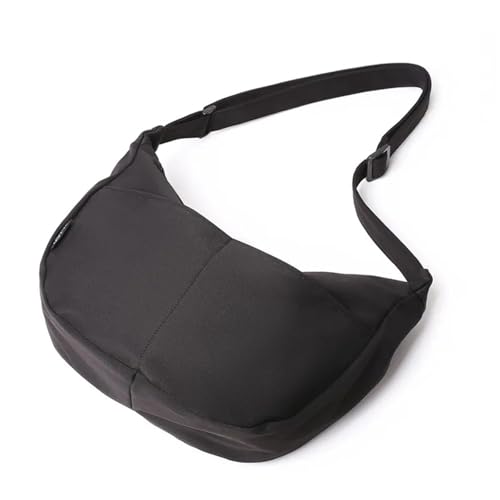 Light Weight Minimalism Hobo Crossbody Bag Men Women Fashion Thin Banana Crescent Shoulder Nylon Cross Body3