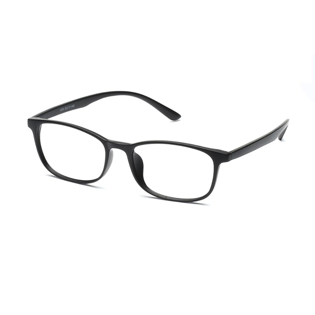 JIETIAN Gafas de Lectura HD Anti-luz Azul/Anti-Fatiga para Mujer, Montura TR de Moda, Lentes asféricas de Resina,Negro,+0.5