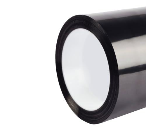 Image of 3M Polyester Film Tape 850, Black, 18 in x 72 yd, 1.9 mil, 1 Roll