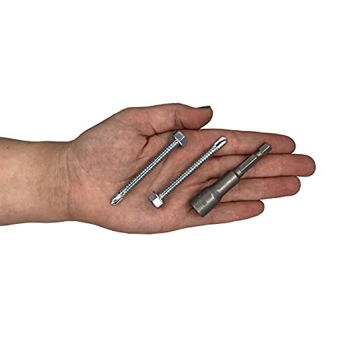 Confezione da 100 viti DIN 7504 K in acciaio