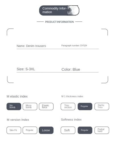 Jeans Pants Trousers Denim Spring and Autumn Printed Straight Leg Men's High Street Youth Versatile End4