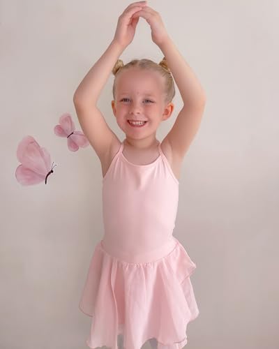 Stelle Toddler Ballet Leotards for Girls,Dance Leotard for Girls,Camisole Toddler Ballet Outfit for Studio Outdoor Daily Wear3