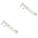 OSALADI 2pcs Measuring Calipers Vernier Gauge Vernier Caliper Brass Micrometer