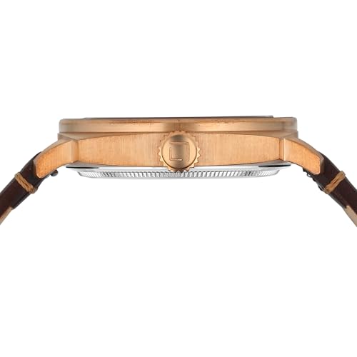 Image of Xylys Patina Quartz Analog Brown Dial Brown Leather Strap Watch for Men