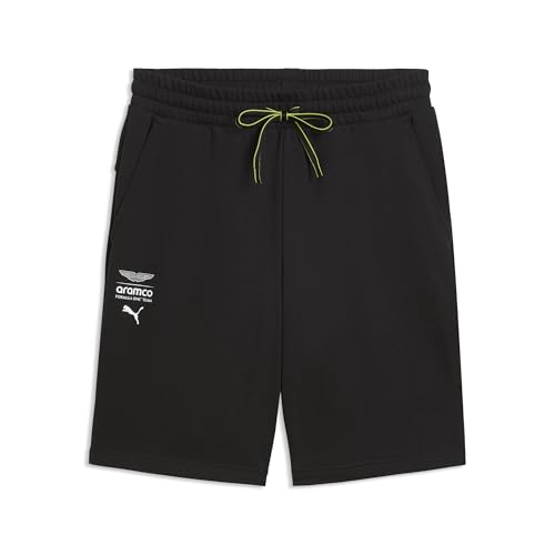 PUMA x Aston Martin ARAMCO F1 Team Essentials - Pantalones cortos para hombre, Negro (puma black), S