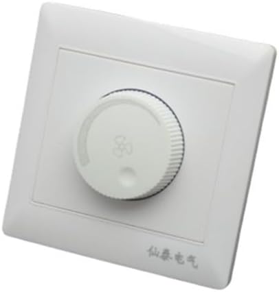 5PCS/1LOT 86type 86 * 86MM 10A/220V concealed installation Stepless speed control switch Panel for Electric light or fan - (Color: fan)