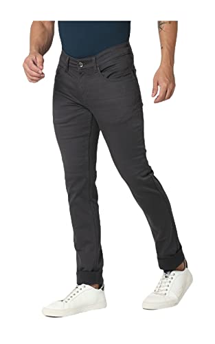 Image of Spykar Men's Slim Fit Low-Rise Jeans