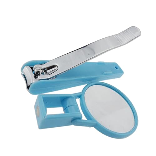 LIOOBO Nail Care with Magnifying Glass Ergonomic Nail Clipper for Safe and Comfortable Design for Easy Grooming for Newborns