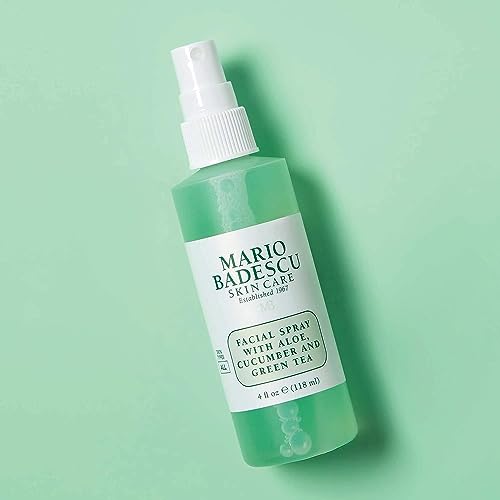 Image of Mario Badescu Facial Spray for All Skin Types, Face Mist that Hydrates and Restores Balance, Helps to Soothe the Skin Suitable for Men & Women, Travel Size