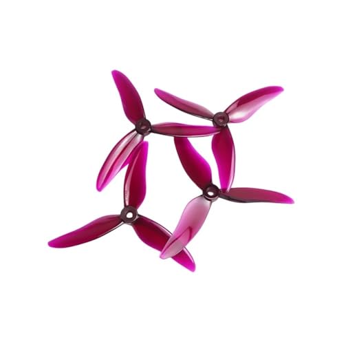 Hélice anti-vibrations 51499 violette de 5.1 pouces résistant aux crashs pour drone FPV